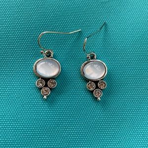 Light Blue Moonstone earrings